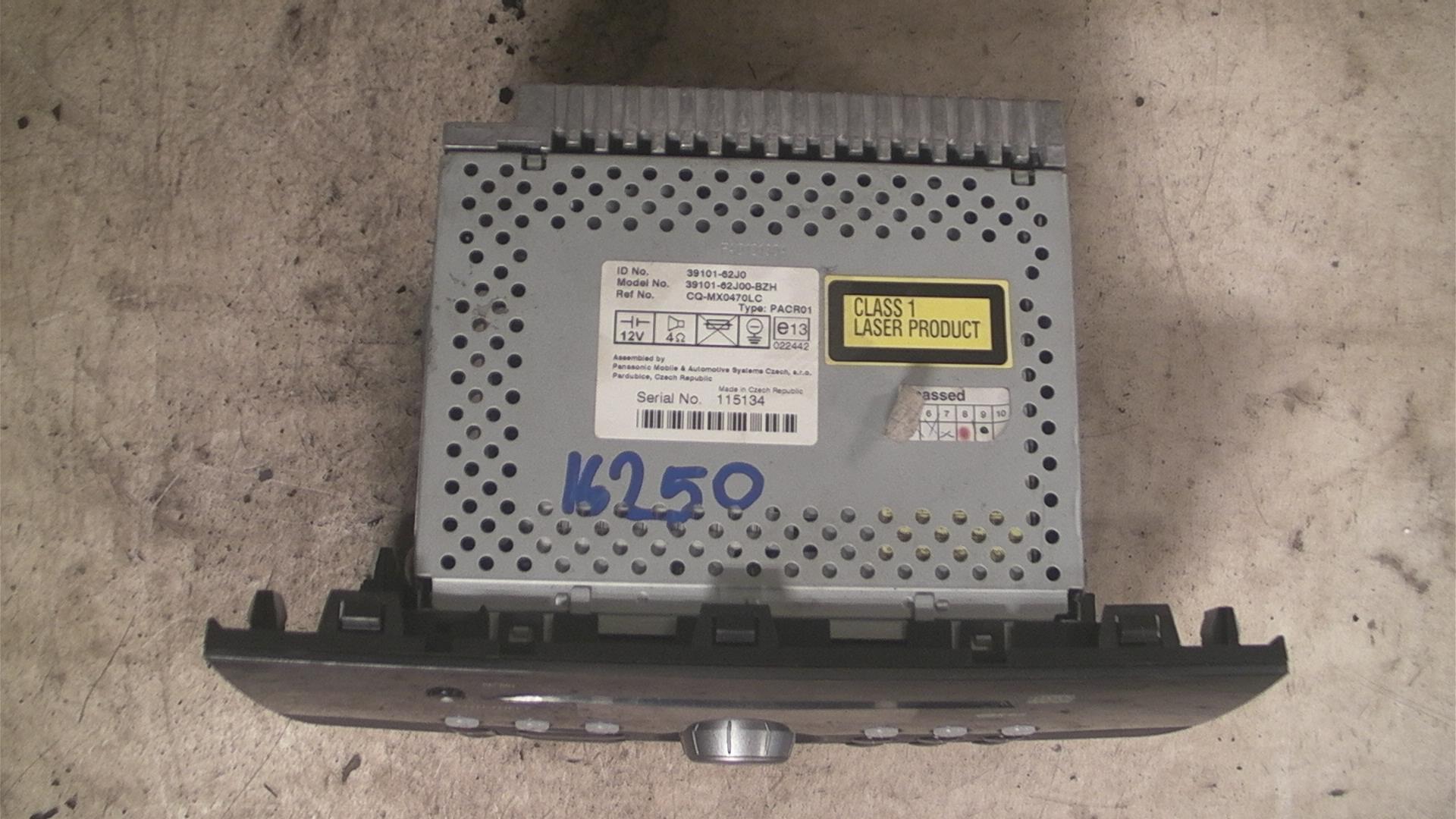 Suzuki SWIFT III (MZ, EZ) Audio 39101-62J00-BZH