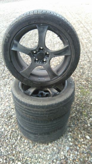 Fælge aluminium med dæk VW