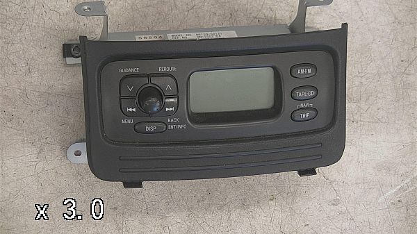 Wyświetlacz radia i akcesoria audio TOYOTA YARIS VERSO / FUN CARGO (_P2_)