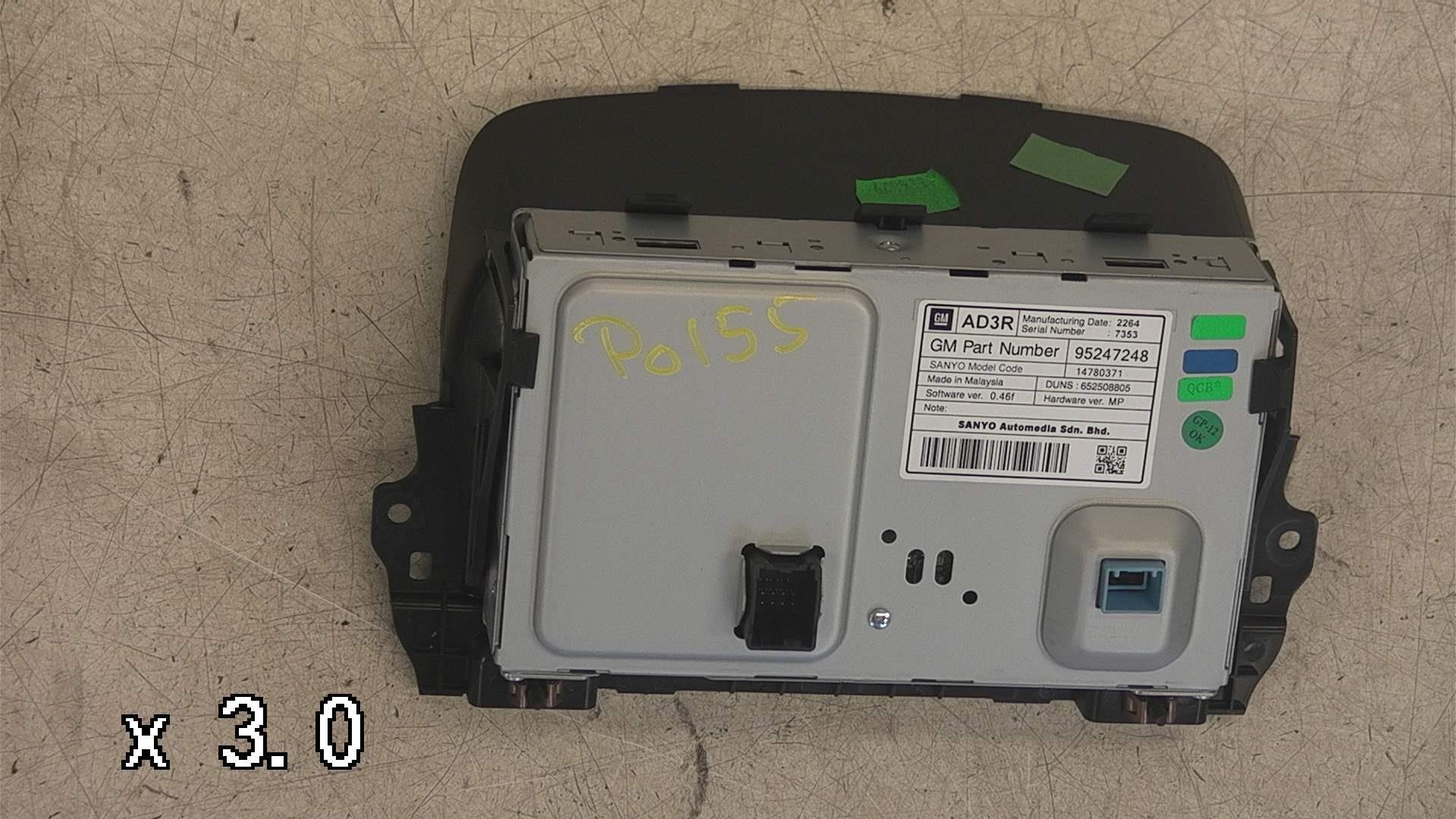 sanyo  ③ Opel ZAFIRA TOURER C (P12) Multi screen / display 95247248