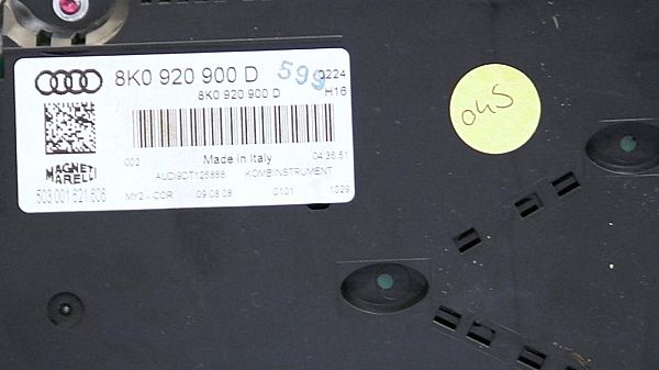 8K0920900D : Tellerklok / Instrumentenpaneel - Autoparts24