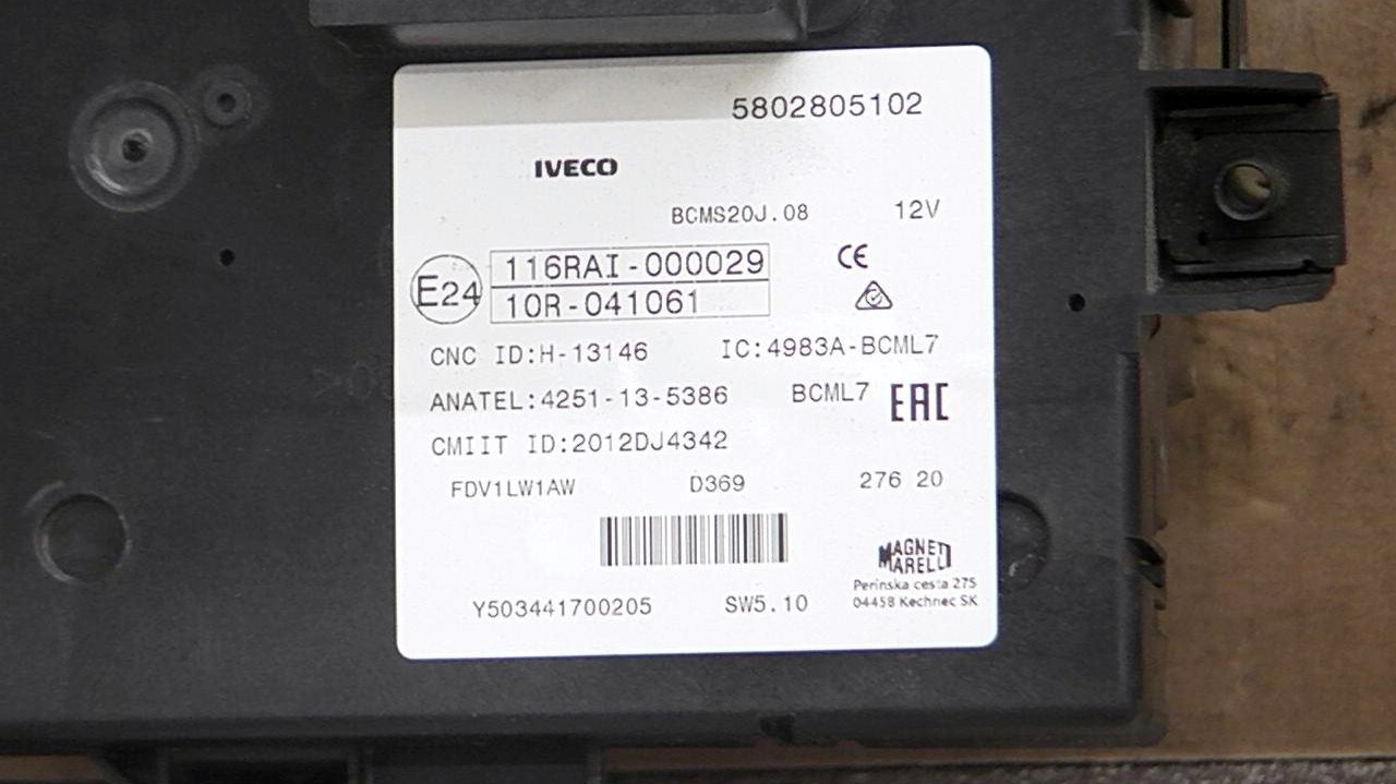 Iveco - Comfort Control Module | Autoparts24 バイクxjr400純正シート