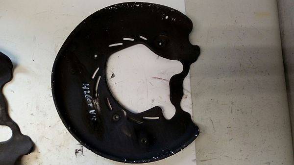 Brake disc dust cover plates