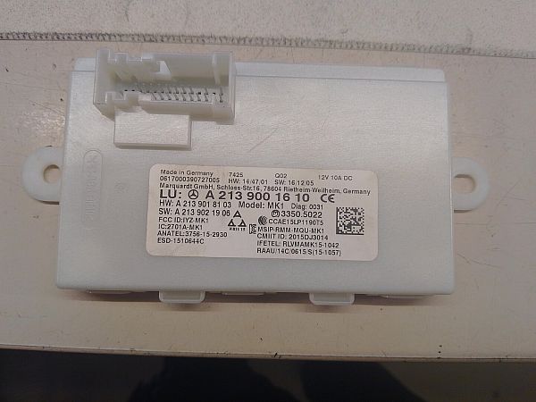 Relais centrale deurvergrendeling MERCEDES-BENZ E-CLASS T-Model (S213)