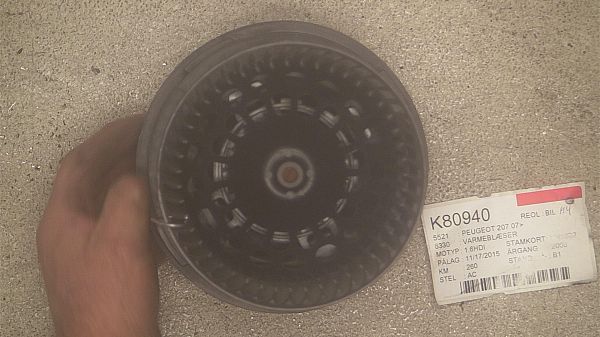 Kachel Ventilatiemotor / aanjager PEUGEOT 207 (WA_, WC_)