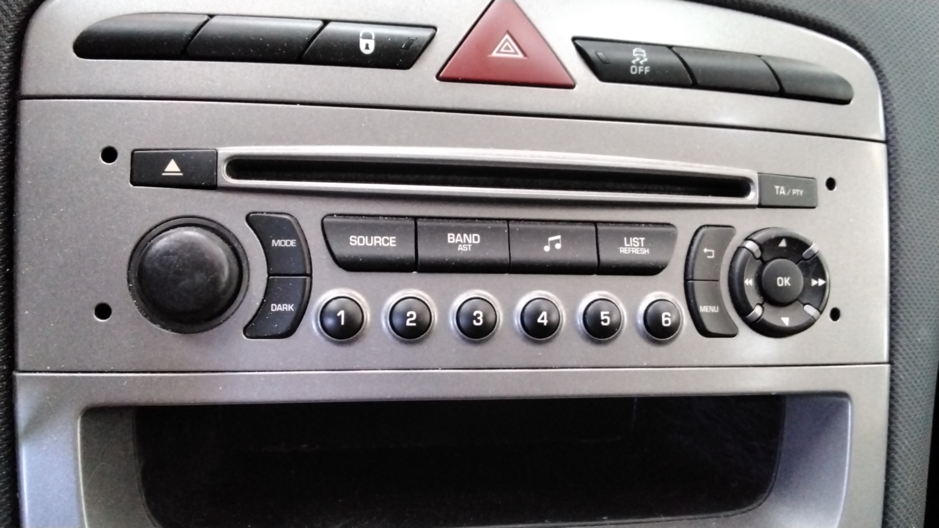 AUTORADIO PEUGEOT 308 96662671XH04