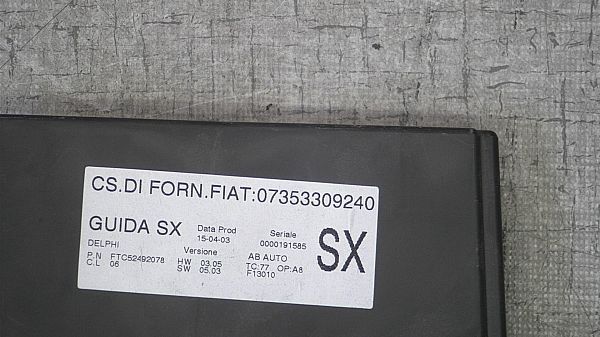 Varmeapparat panel(regulering) ALFA ROMEO 147 (937_)
