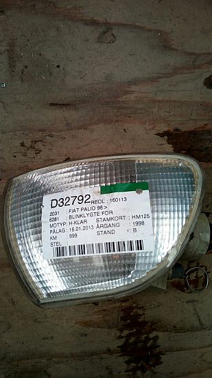 Indicator - front FIAT PALIO Weekend (178_, 173_, 373_, 374_)