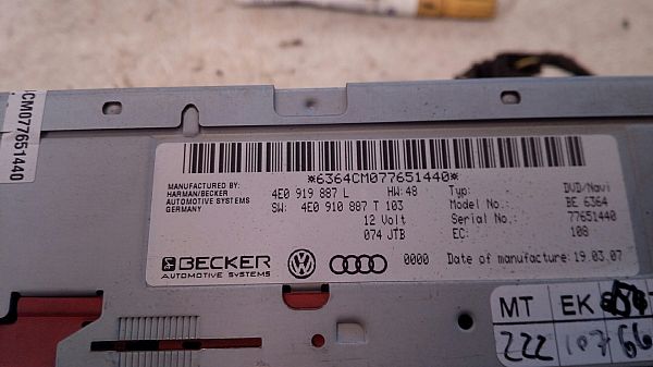 Gps/navigationsdele AUDI A6 (4F2, C6)