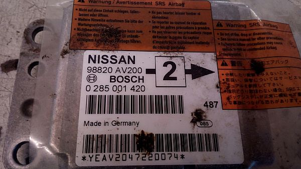 Airbag Boitier commande NISSAN PRIMERA Estate (WP12)
