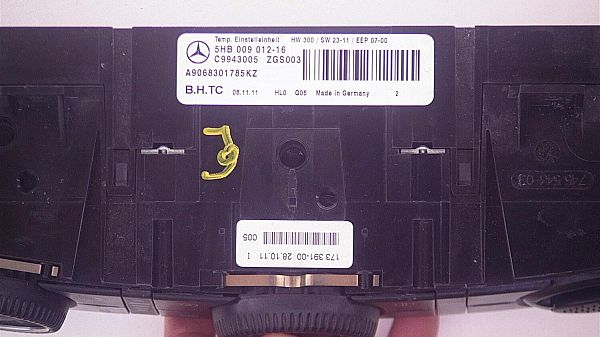 Varmeapparat panel(regulering) MERCEDES-BENZ SPRINTER 3-t Box (906)