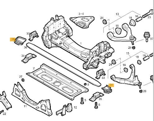 Front axle assembly - parts various IVECO DAILY VI Platform/Chassis
