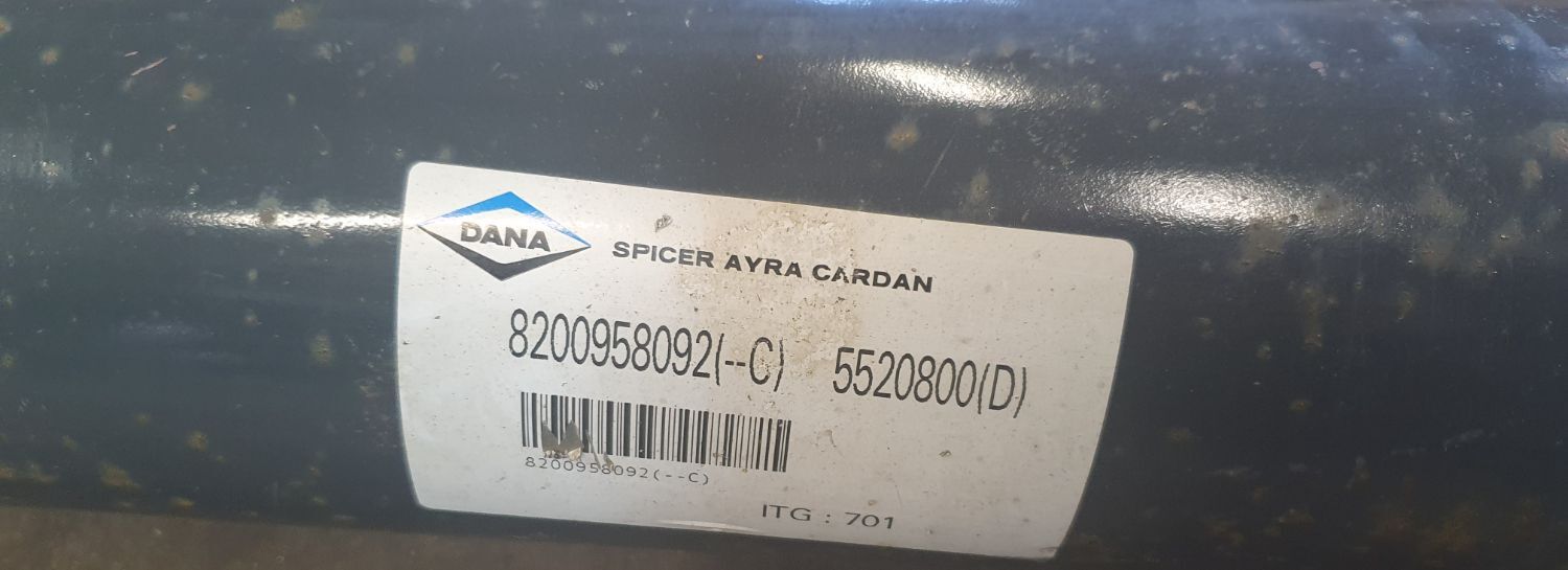 Renault MASTER III Platform/Chassis (EV, HV, UV) Propeller shaft  8200958092, 5520800, 320006994R