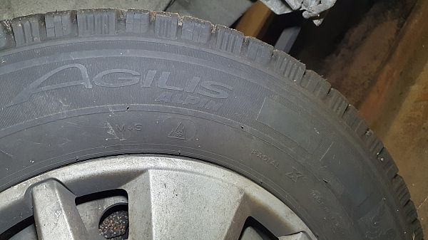 Fælge stål med dæk PEUGEOT BOXER Box