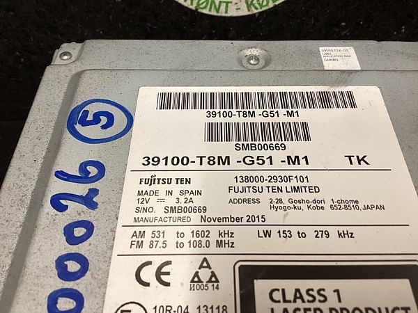 Gps/navigationsdele HONDA HR-V (RU)