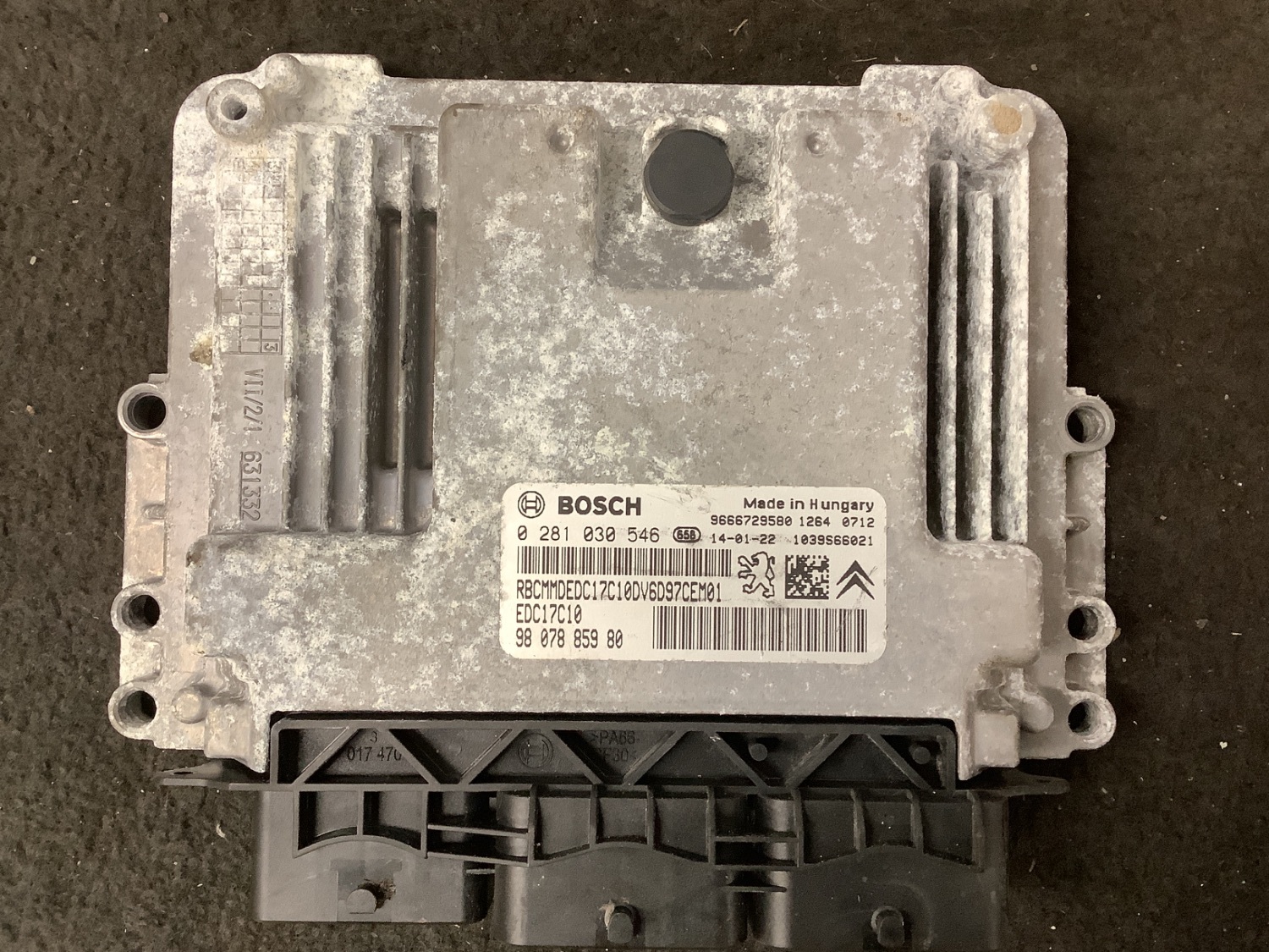 98-078-859-80 : Engine control unit (ECU) and Immobilizer