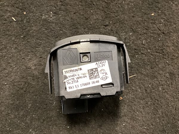 Switch - light adjuster RENAULT CLIO IV Grandtour (KH_)