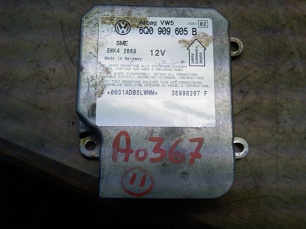 Airbag - eletricity box VW PASSAT (3B2)