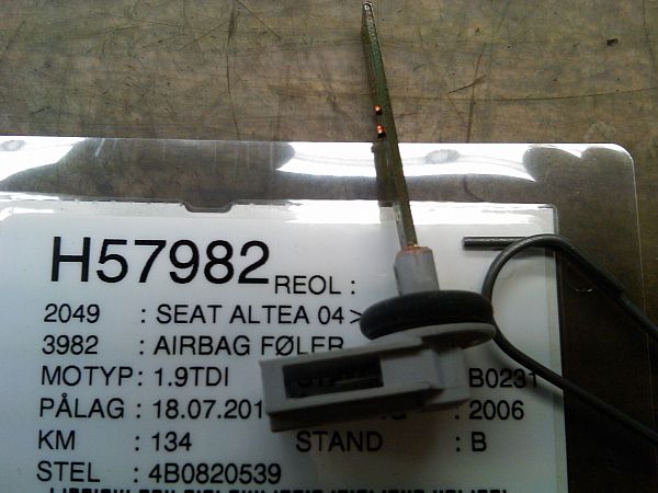 Luftkondisjoneringssensor / sensor SEAT ALTEA (5P1)