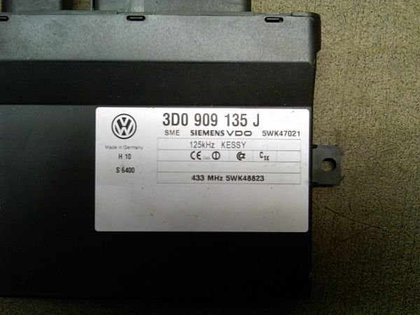 Startspærrer VW TOUAREG (7LA, 7L6, 7L7)