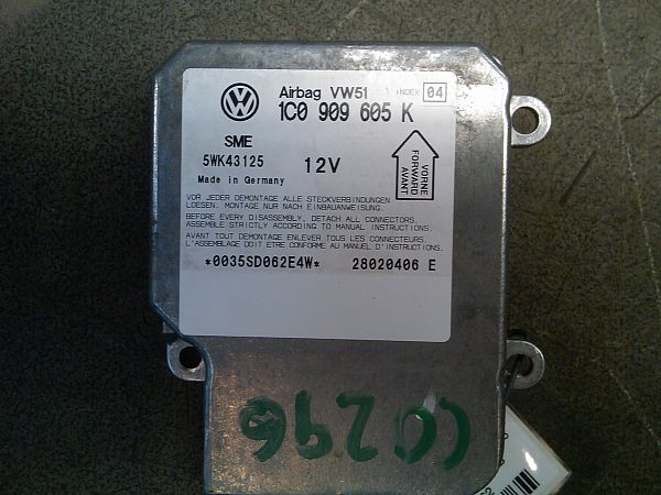 Airbag - eletricity box VW POLO (9N_)