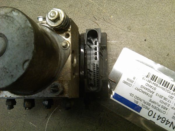 ABS Pumpe CITROËN BERLINGO / BERLINGO FIRST Box (M_)