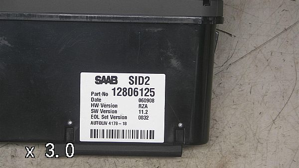 Wyświetlacz radia i akcesoria audio SAAB 9-5 (YS3E)