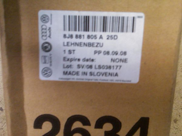 Vordersitze 2-türig