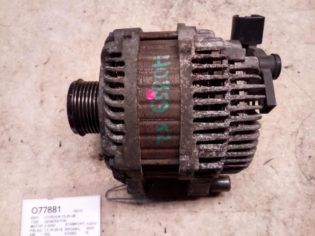 Lichtmaschine outlet Generator Citroen C5 Typ D:9645907680