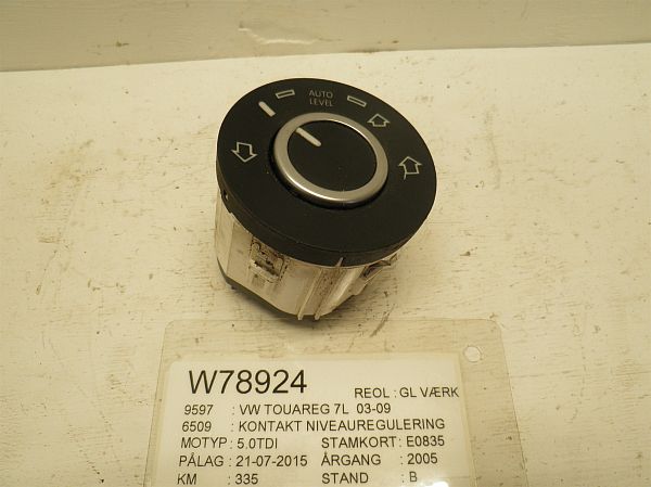 Switch - level adjuster VW TOUAREG (7LA, 7L6, 7L7)
