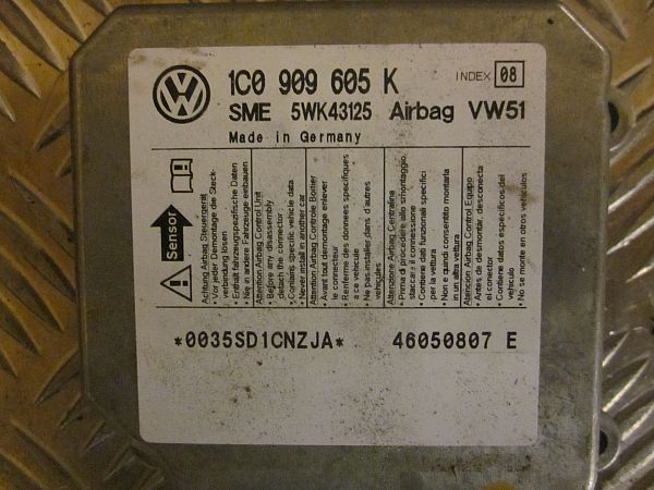 Airbag Boitier commande VW FOX Hatchback (5Z1, 5Z3, 5Z4)