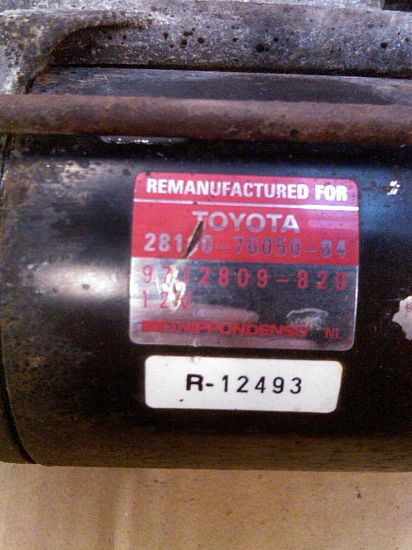 Anlasser TOYOTA