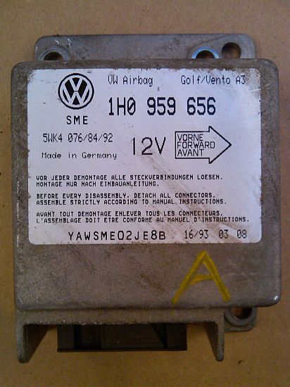 Airbag Boitier commande VW GOLF Mk III (1H1)