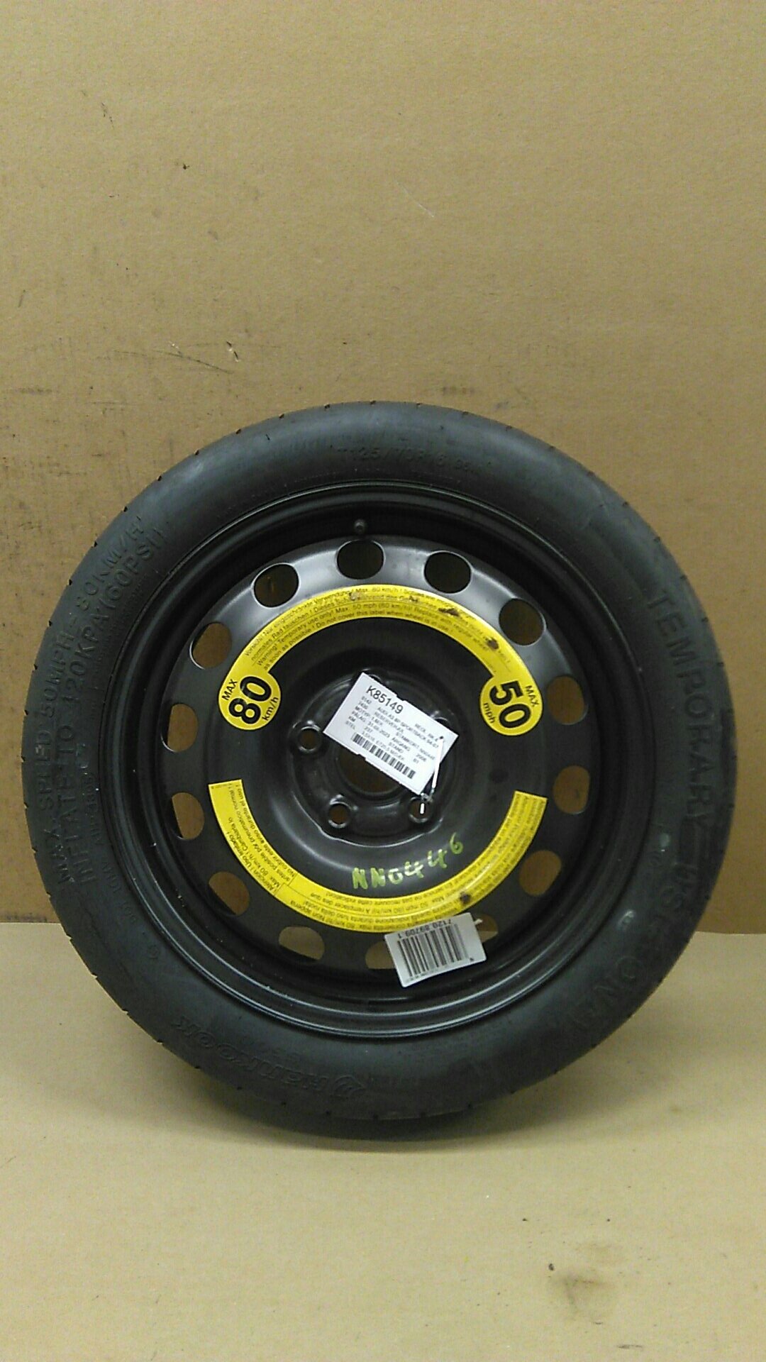 Tapis roue de secours AUDI A3 8P Sportback 11/2009 – 8P4863463