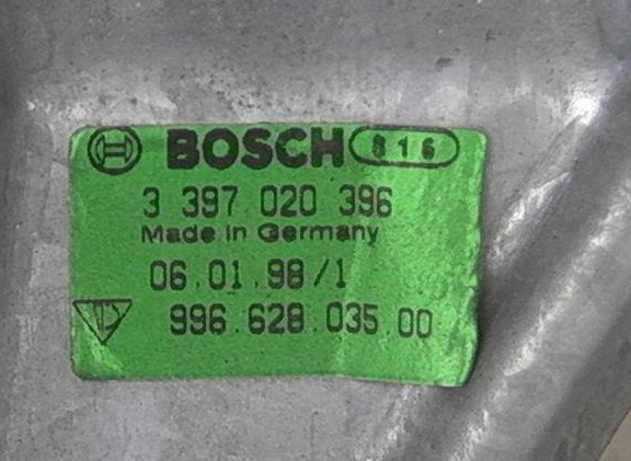 Ruitenwisser Mechaniek PORSCHE BOXSTER (986)