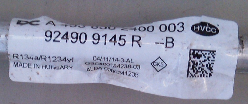 Klimaanlage Rohr / Schlauch RENAULT TWINGO III (BCM_)