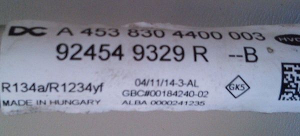 Klimaanlage Rohr / Schlauch RENAULT TWINGO III (BCM_)