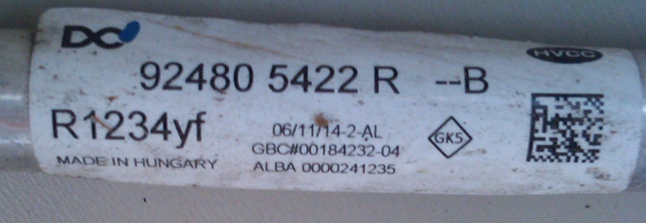 Klimaanlage Rohr / Schlauch RENAULT TWINGO III (BCM_)