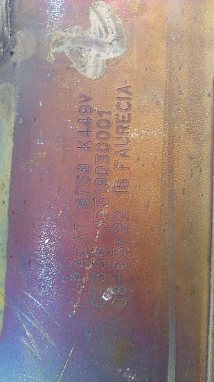 Catalytic converter PEUGEOT PARTNER Tepee