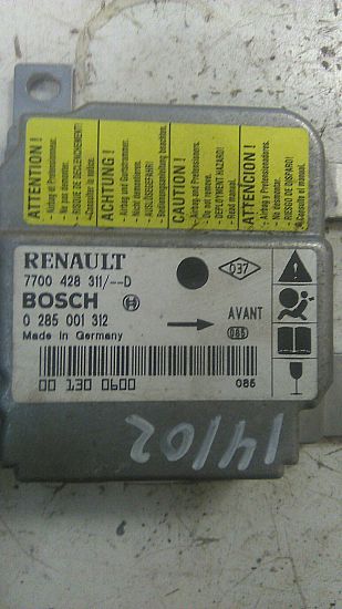 Airbag elektronikkenhet RENAULT CLIO Mk II (BB_, CB_)