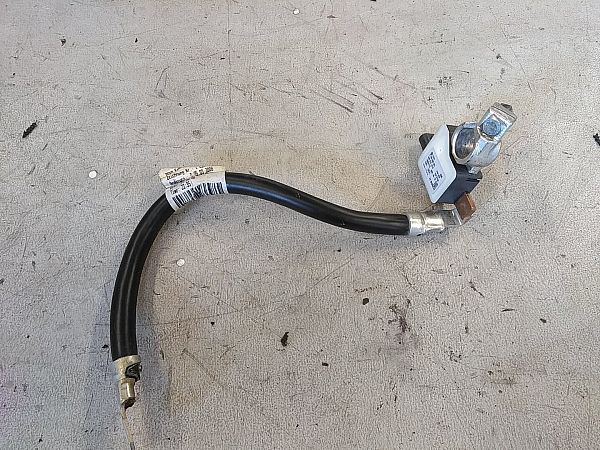 Negative earth cable battery