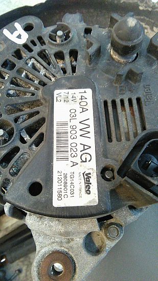 Generator VW TOURAN (1T3)