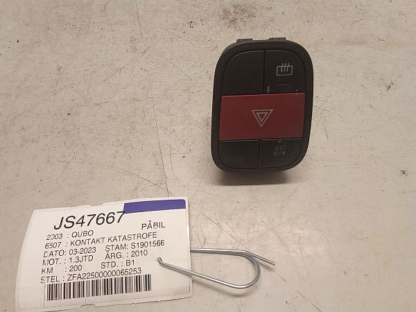 Interrupteur de danger FIAT QUBO (225_)