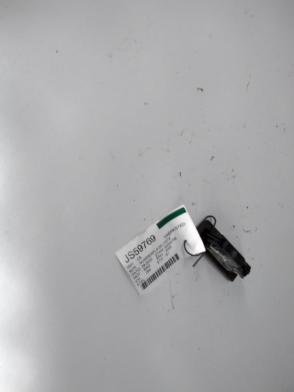Number plate light for CITROËN C8 (EA_, EB_)