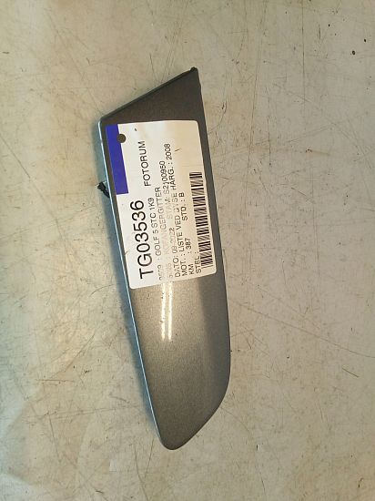 Front bumper splitter molding