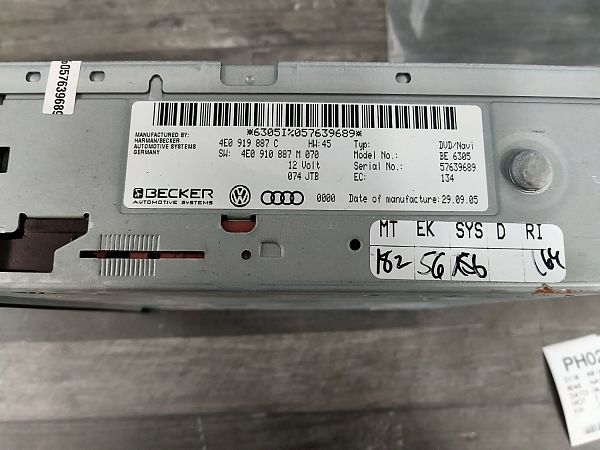 Gps/navigationsdele AUDI A6 Avant (4F5, C6)