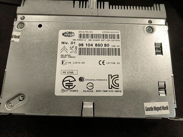 Gps/navigationsdele CITROËN C4 Grand Picasso II (DA_, DE_)