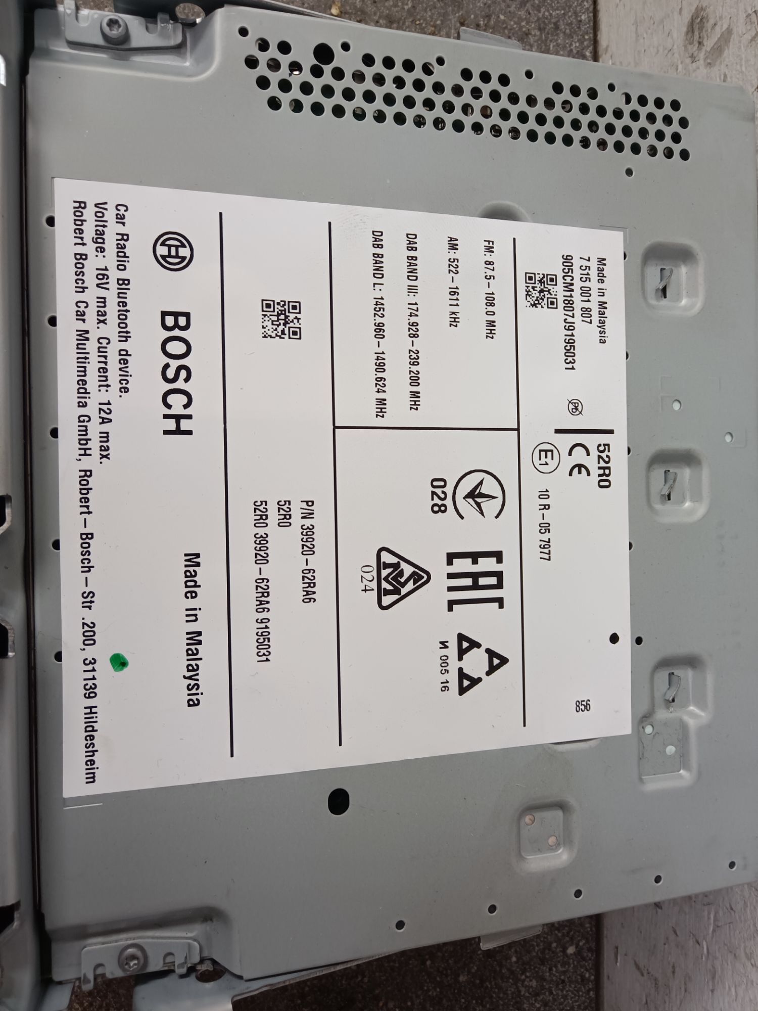 Ecran GPS d'occasion pour SUZUKI IGNIS 3 - Groupe LGA