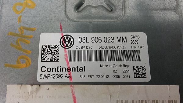 Sterownik wtrysku VW GOLF VI Estate (AJ5)