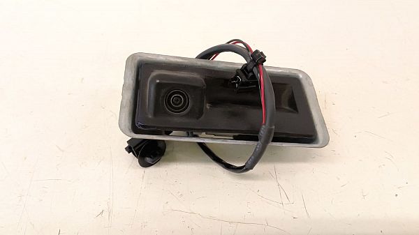 Tailgate handle with camera